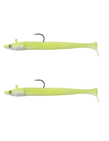 Major Craft Ceana Eely Shad 75mm Cor: 008 (Chartback White)